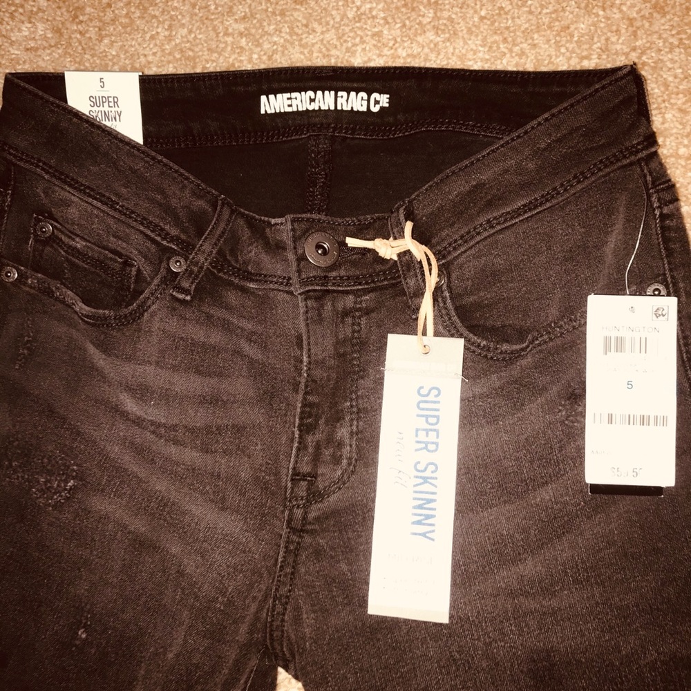 American rag coJeans skinny leg size 5 grey